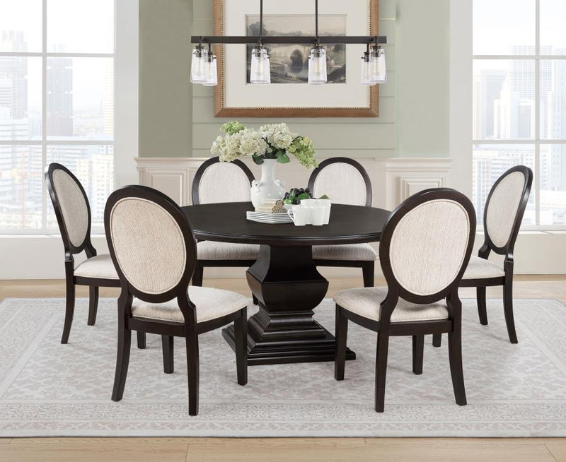 Twyla - Round Wood Dining Room Table Set - JaxCo Furniture
