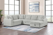 Devonshire - Sleeper Sectional Sofa Storage Chaise - JaxCo Furniture