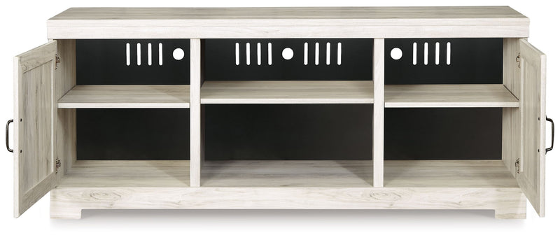 Bellaby - TV Stand W/Fireplace Option - JaxCo Furniture