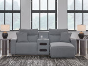 ModMax II - Salt And Pepper - Reclining Sectional - JaxCo Furniture