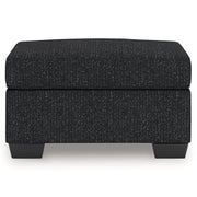 Jasmine Peaks - Ottoman - Coal - JaxCo Furniture