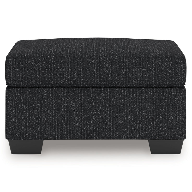 Jasmine Peaks - Ottoman - Coal - JaxCo Furniture