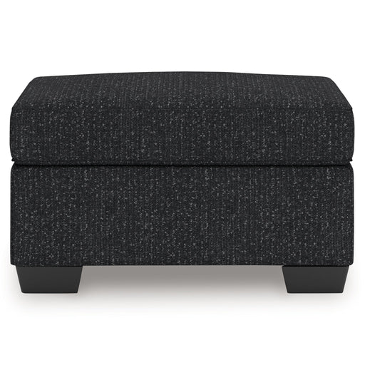Jasmine Peaks - Ottoman - Coal - JaxCo Furniture