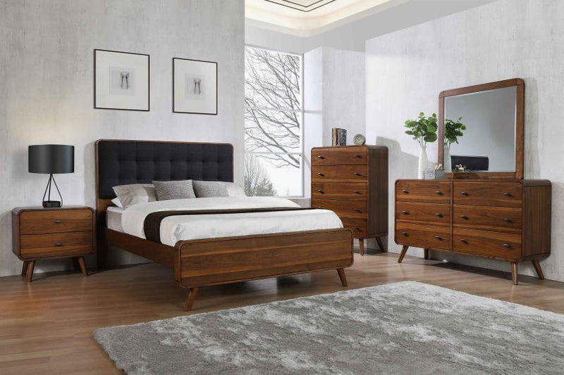 Robyn - Wood Panel Bed - JaxCo Furniture