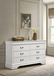 Louis Philippe - Six-Drawer Dresser - JaxCo Furniture