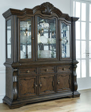 Maylee - Dark Brown - Dining Buffet And Hutch - JaxCo Furniture