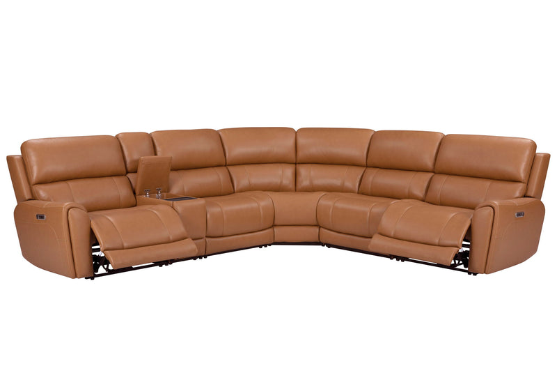 Hancock - Zero Gravity Power Reclining Sectional With Power Adjustable Headrests - JaxCo Furniture
