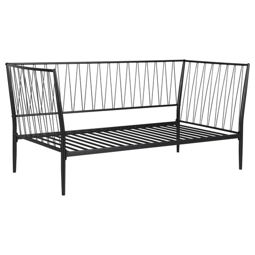 Richland - Metal Twin Daybed Bed Frame - Matte Black - JaxCo Furniture