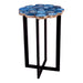 Azul - Agate Accent Table - Blue - JaxCo Furniture