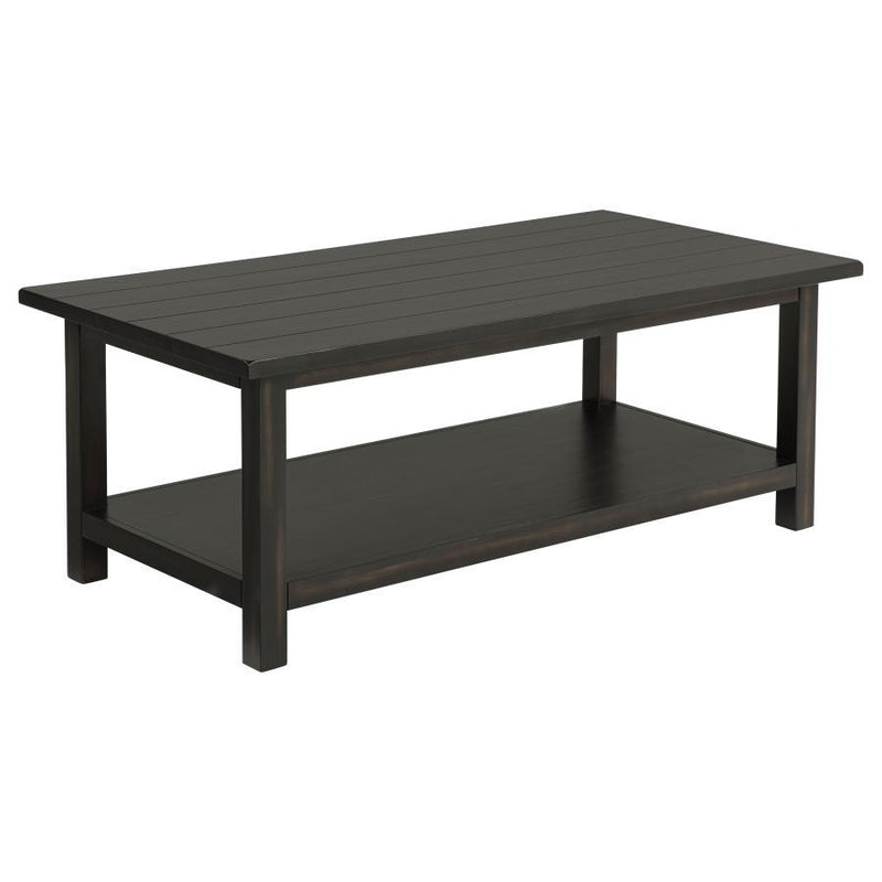 Payne - Wood Coffee Table with Shelf - JaxCo Furniture