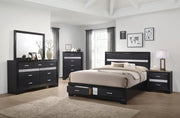 Miranda - Storage Wood Panel Bed - JaxCo Furniture