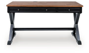 Wildenauer - Brown / Black - Home Office Desk - JaxCo Furniture