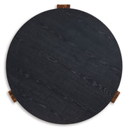 Breenmore - Black / Natural - Occasional Table Set (Set of 2) - JaxCo Furniture