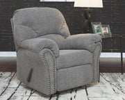 Allmaxx - Pewter - Rocker Recliner - JaxCo Furniture