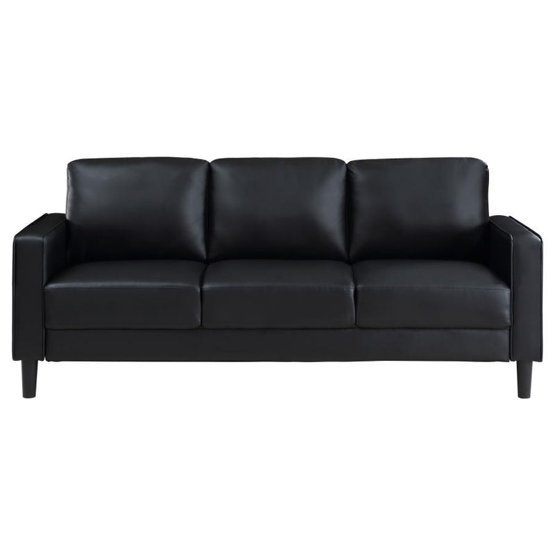 Ruth - Upholstered Track Arm Sofa Set - JaxCo Furniture
