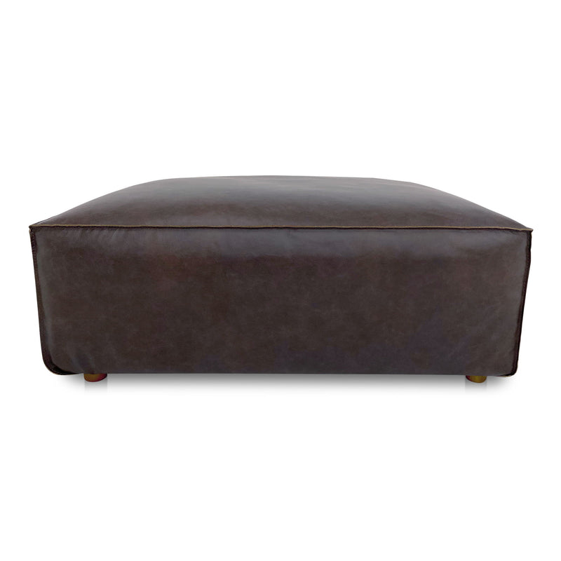 Form - Ottoman - Espresso Brown - JaxCo Furniture