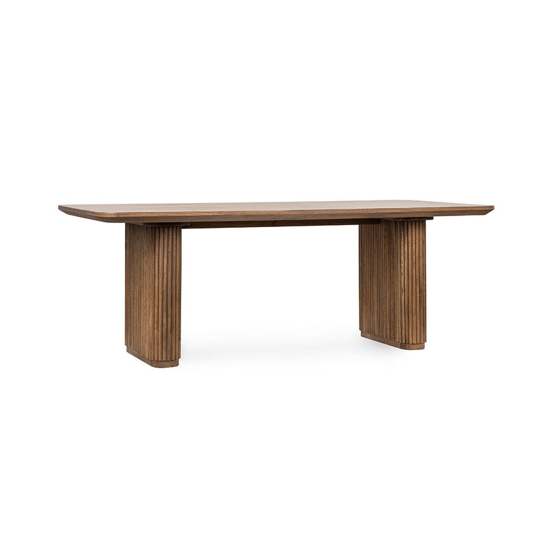 Vander - Oak Wood 84" Dining Table - JaxCo Furniture