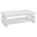 Schmitt - Rectangular Coffee Table - White High Gloss - JaxCo Furniture