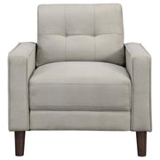 Bowen - Upholstered Track Arm Tufted Accent Chair - JaxCo Furniture