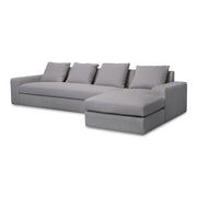 Thomas - Right Sectional - Gray - JaxCo Furniture