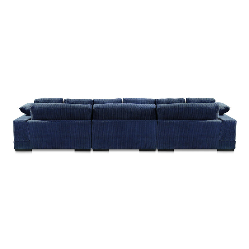 Plunge - Large Sectional - Navy - JaxCo Furniture