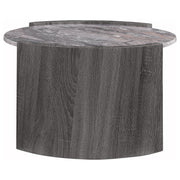 Gladstone - Round Faux Marble Top Table - JaxCo Furniture