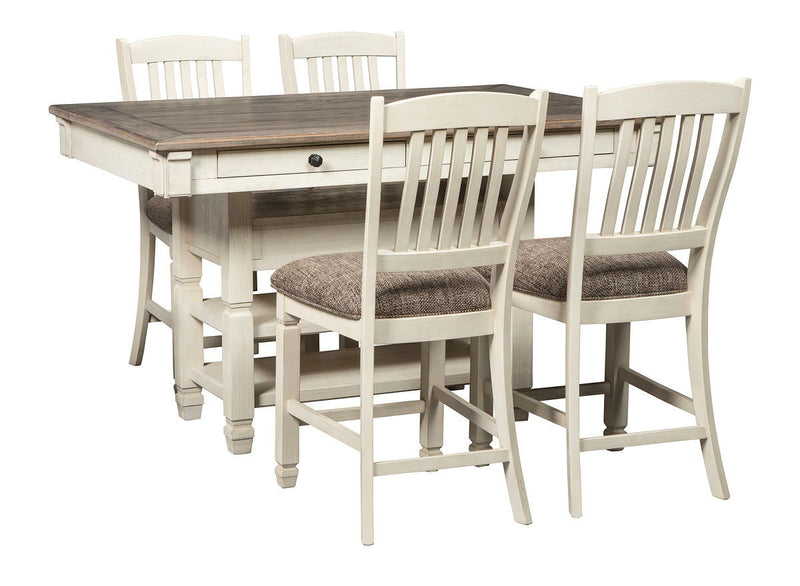 Bolanburg - Rectangular Counter Table Set - JaxCo Furniture