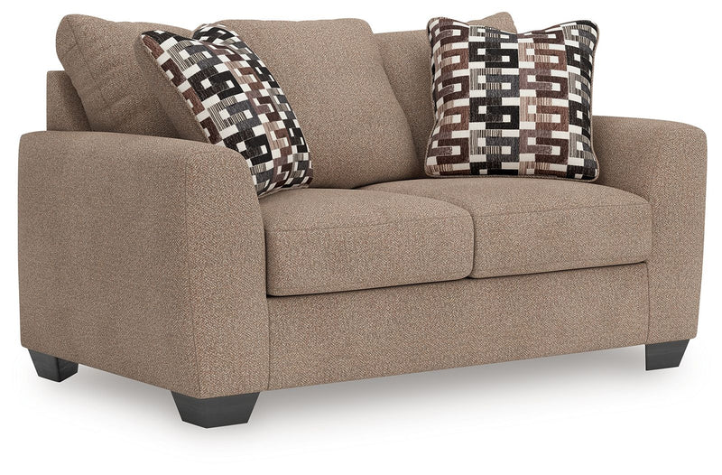 Triston-Peaks - Suede - Loveseat - JaxCo Furniture
