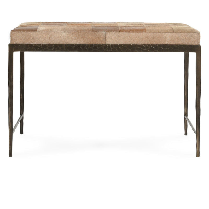 Achen - Hide Bench - JaxCo Furniture