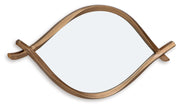 Bartner - Antique Gold Finish - Accent Mirror - JaxCo Furniture