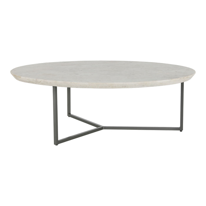 Chloe - Coffee Table Marble - White - JaxCo Furniture