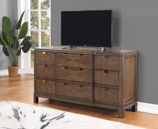 Milan - Dresser - Dark Brown - JaxCo Furniture