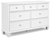 Fortman - White - Dresser - JaxCo Furniture