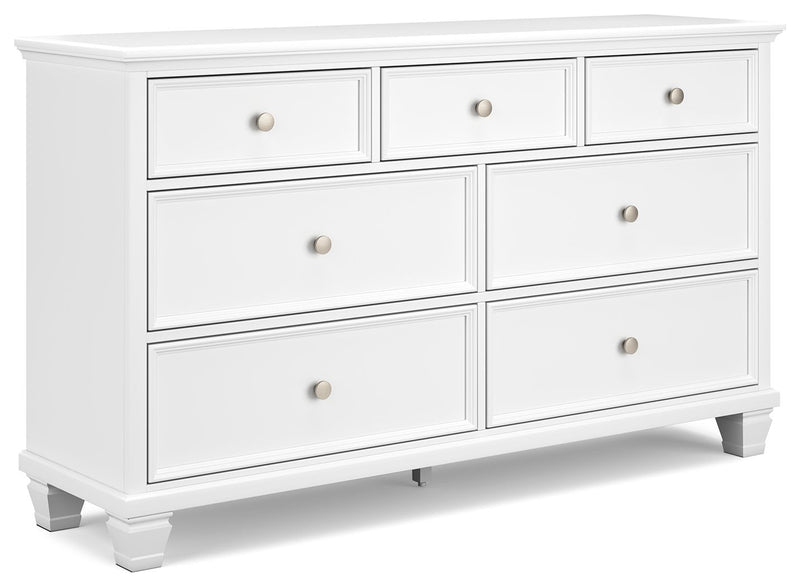 Fortman - White - Dresser - JaxCo Furniture