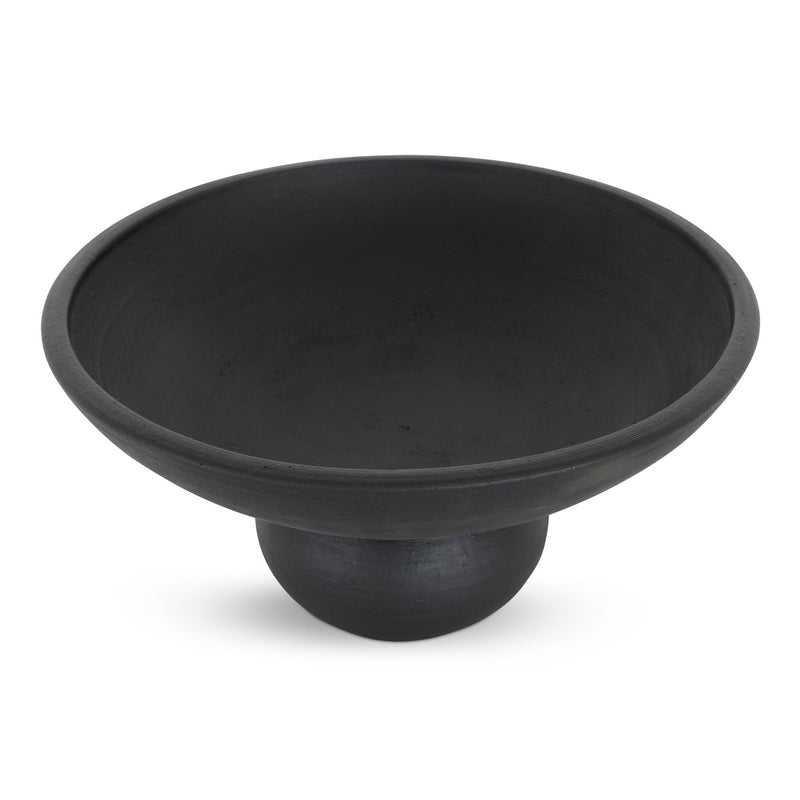 Asha - Decorative Bowl - Black Terracotta - JaxCo Furniture