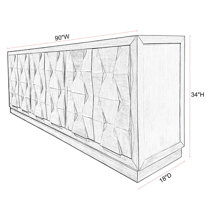 Cortina - Console - JaxCo Furniture