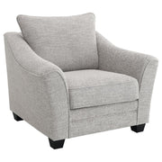 Tomkins - Boucle Upholstered Chair - Light Gray - JaxCo Furniture