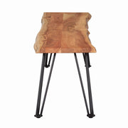 Sherman - Wood Dining Bench - Natural Acacia - JaxCo Furniture