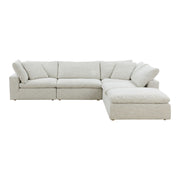 Clay - Dream Modular Sectional - Pearl Silver - JaxCo Furniture