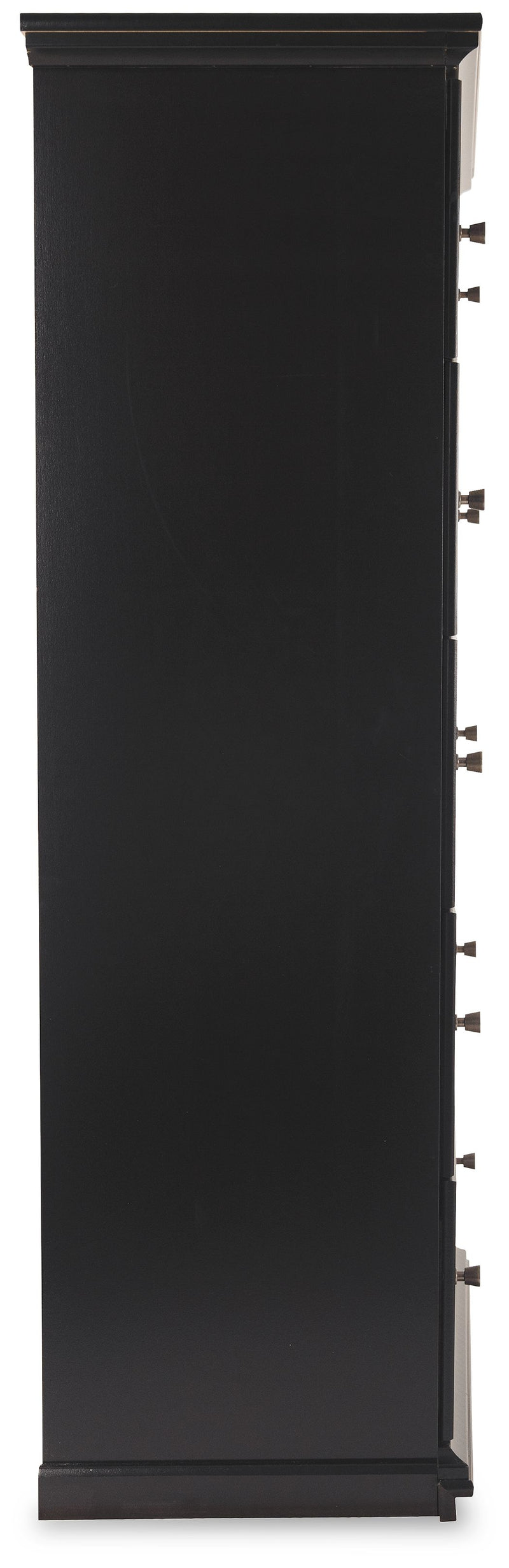 Maribel - Black - Five Drawer Chest - JaxCo Furniture