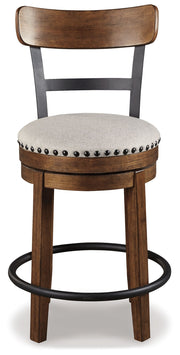 Valebeck - Full Back Swivel Stool - JaxCo Furniture