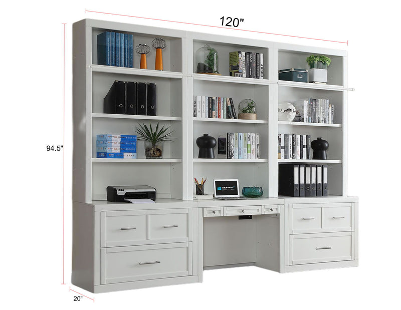 Catalina - Workspace Library Wall - JaxCo Furniture