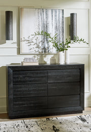 Londer - Black - Dresser - JaxCo Furniture