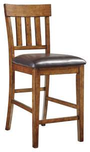 Ralene - Medium Brown - Upholstered Barstool (Set of 2) - JaxCo Furniture