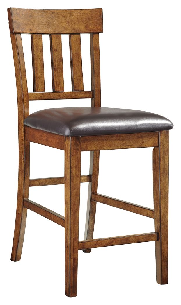 Ralene - Medium Brown - Upholstered Barstool (Set of 2) - JaxCo Furniture