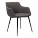 Ronda - Arm Chair Chair (Set of 2) - Dark Gray - JaxCo Furniture