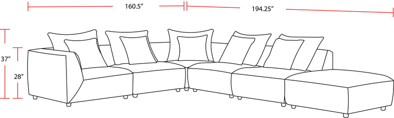 Recess - Modular Sectional - JaxCo Furniture