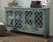 Mirimyn - Antique Teal - Accent Cabinet - Vintage Finish - JaxCo Furniture