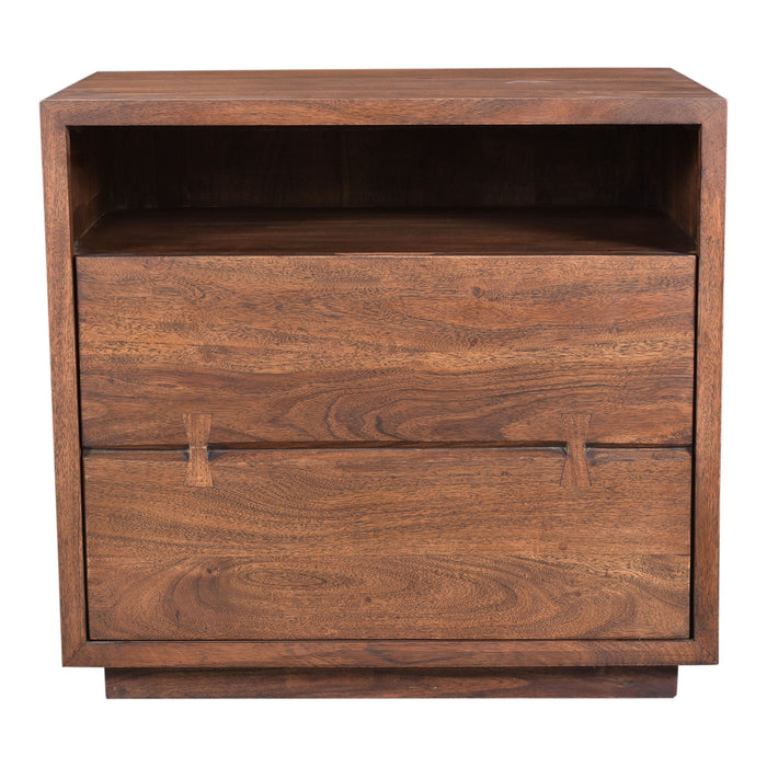 Madagascar - Nightstand - Brown, Light - JaxCo Furniture