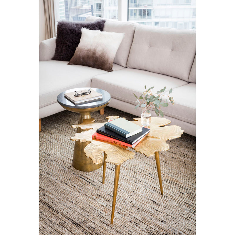 Amoeba - Side Table - Gold - JaxCo Furniture